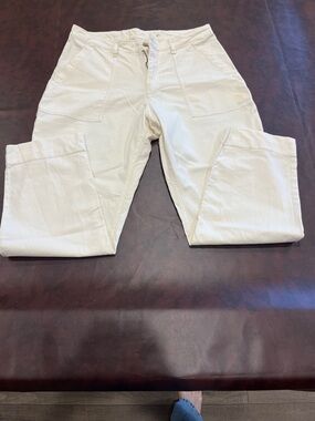 Old Navy Off-White Wide-Leg Pants